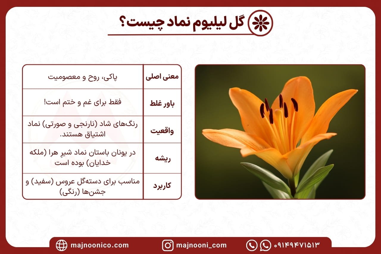 گل لیلیوم نماد چیست